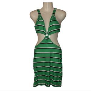 SHEIN Striped Ring Detail Cami Bodycon Dress